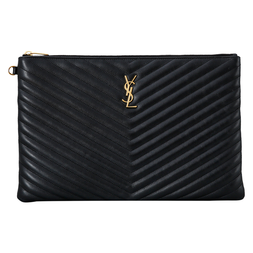 Yves Saint Laurent(USED)생로랑 모노그램 쉐브론 클러치