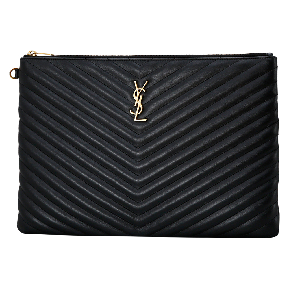 Yves Saint Laurent(USED)생로랑 모노그램 쉐브론 클러치