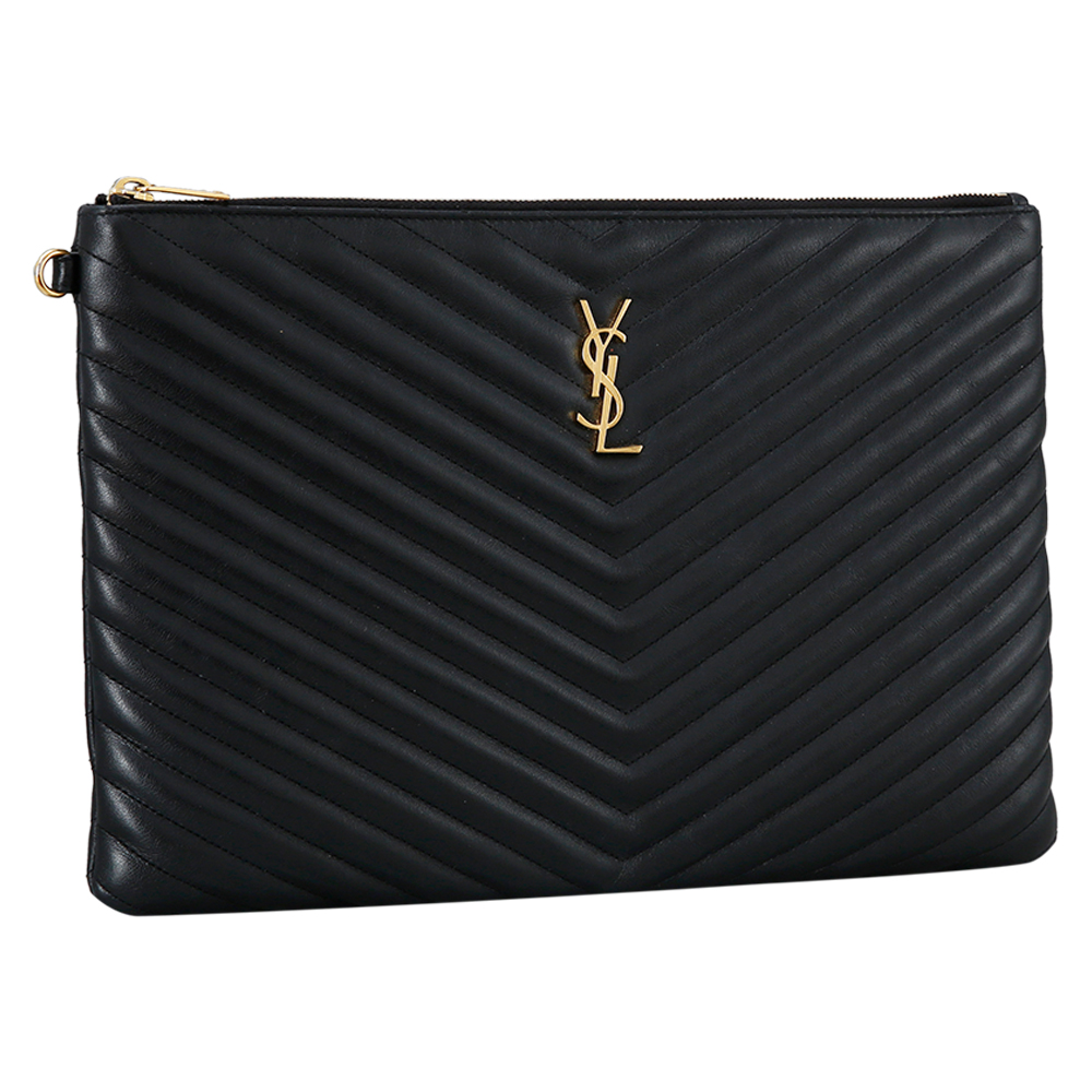 Yves Saint Laurent(USED)생로랑 모노그램 쉐브론 클러치
