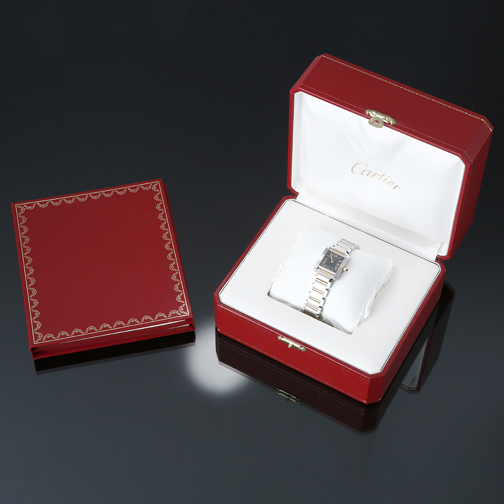 CARTIER(USED)까르띠에 탱크 프랑세스 콤비 스몰