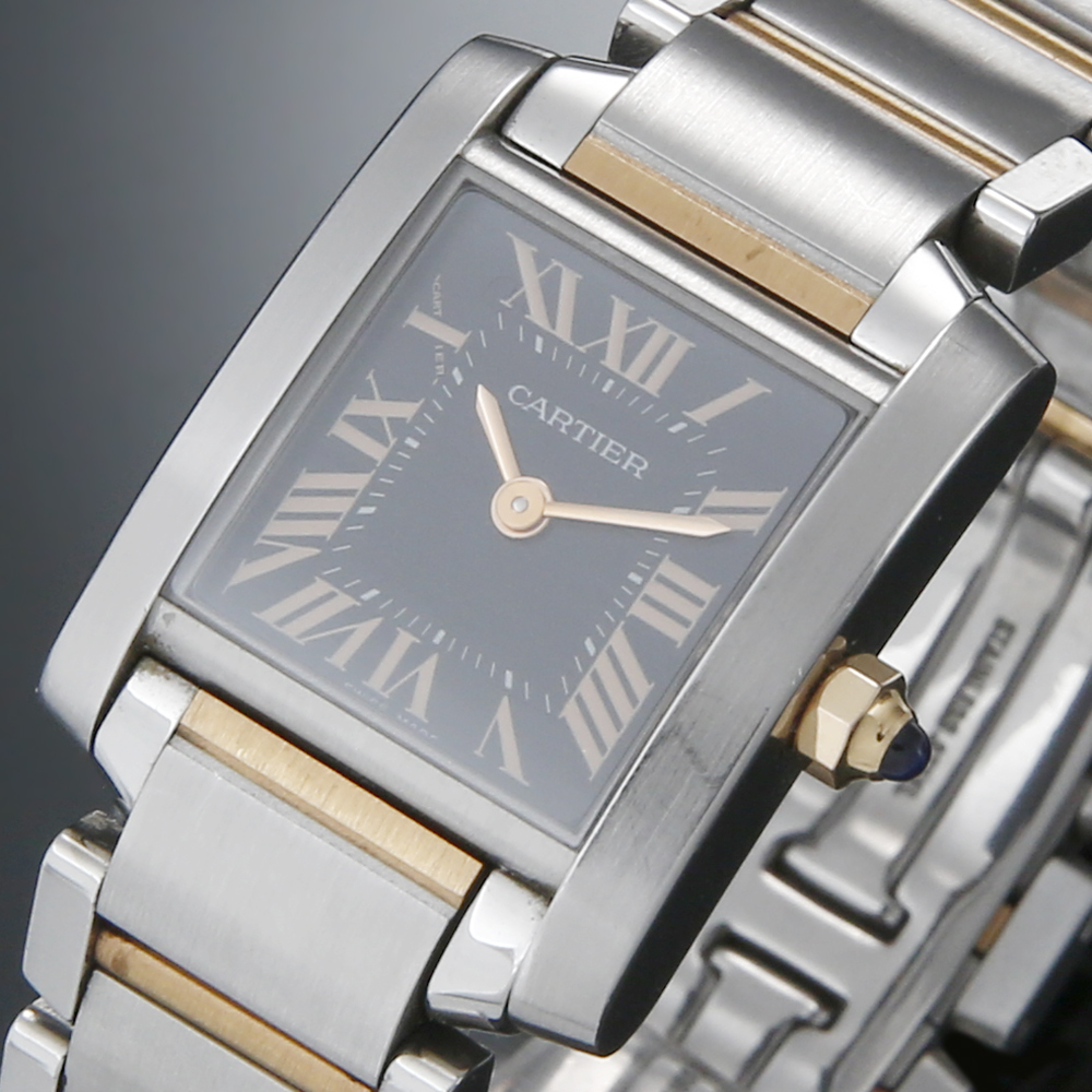 CARTIER(USED)까르띠에 탱크 프랑세스 콤비 스몰