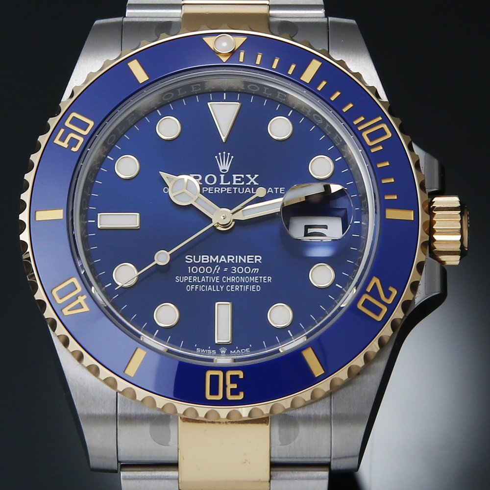 ROLEX(USED)로렉스 서브마리너 콤비 청판 126613LB