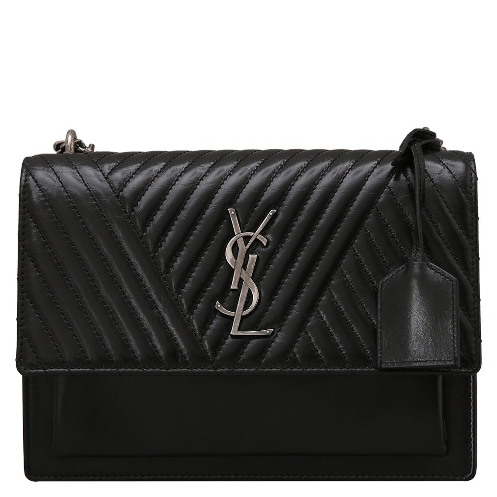 Yves Saint Laurent(USED)생로랑 선셋 블랙 미듐