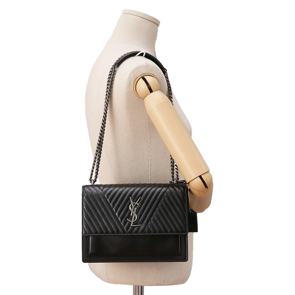Yves Saint Laurent(USED)생로랑 선셋 블랙 미듐