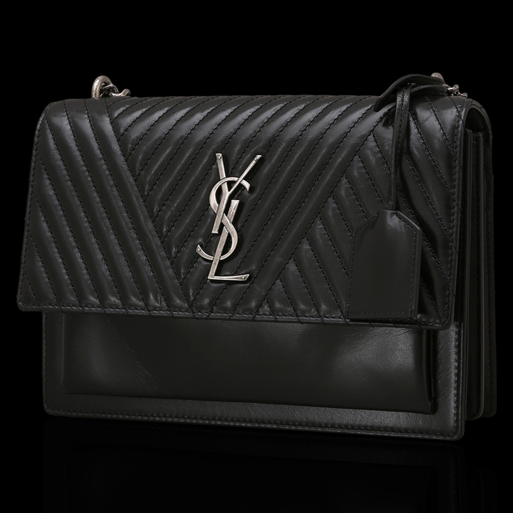 Yves Saint Laurent(USED)생로랑 선셋 블랙 미듐