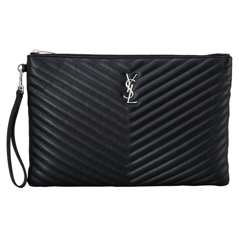 Yves Saint Laurent(USED)생로랑 모노그램 쉐브론 클러치