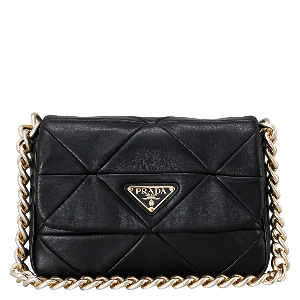 PRADA(USED)프라다 1BD291 나파 패치워크 숄더백
