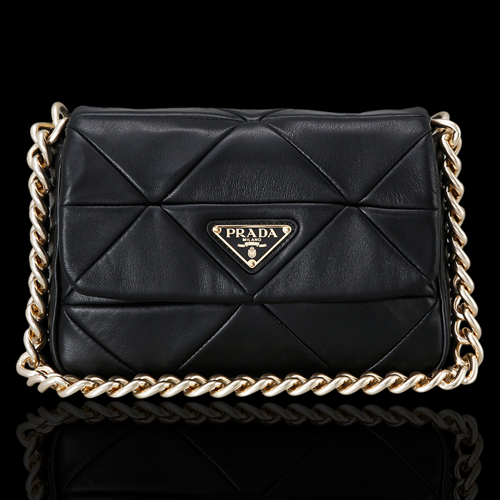 PRADA(USED)프라다 1BD291 나파 패치워크 숄더백
