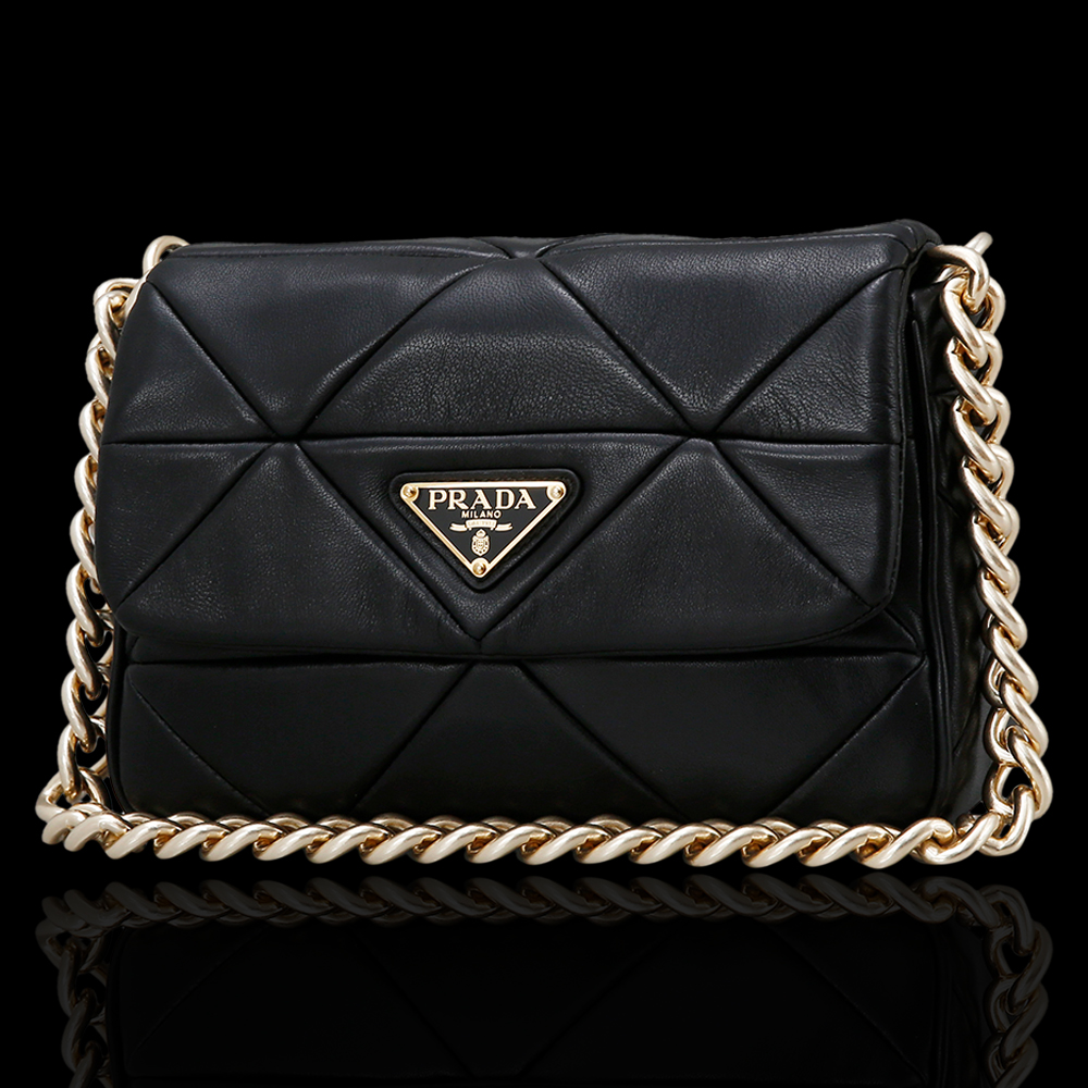 PRADA(USED)프라다 1BD291 나파 패치워크 숄더백