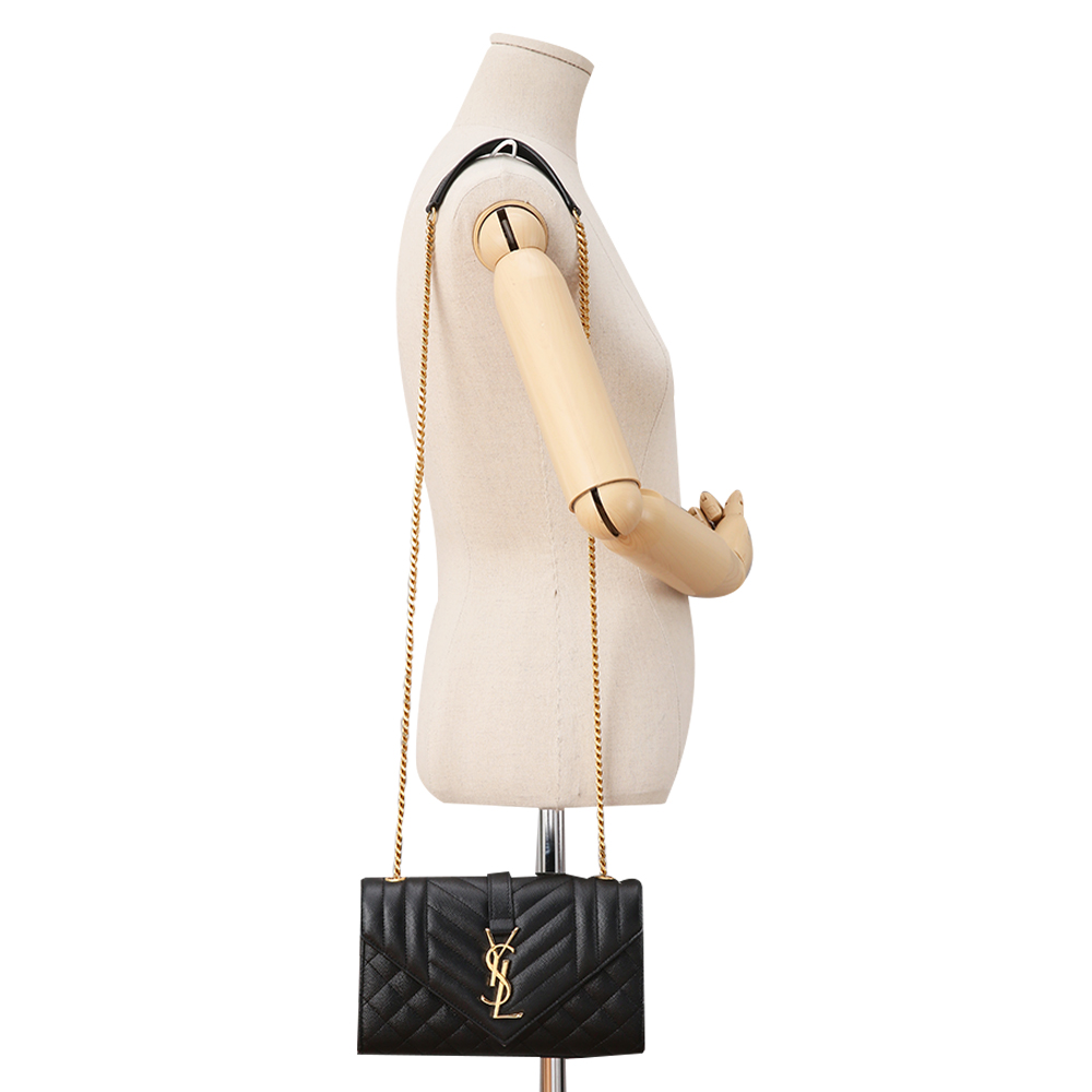 Yves Saint Laurent(USED) 생로랑 엔벨로프 체인 숄더백
