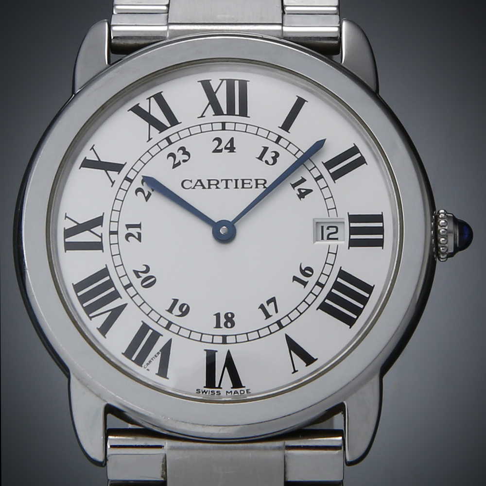 CARTIER(USED)까르띠에 롱드솔로 스틸 L