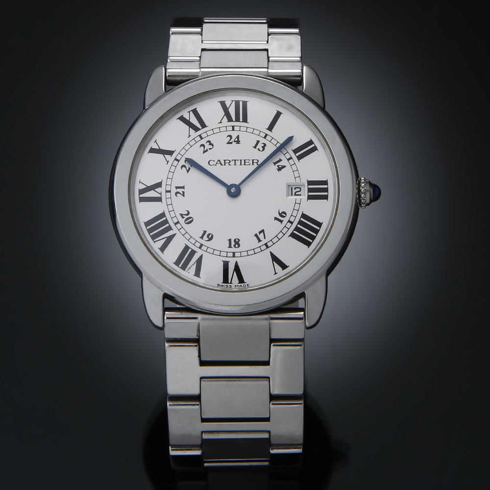 CARTIER(USED)까르띠에 롱드솔로 스틸 L