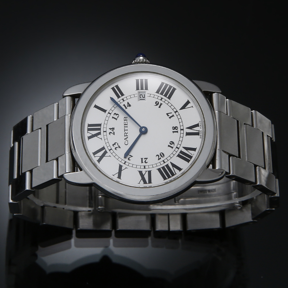 CARTIER(USED)까르띠에 롱드솔로 스틸 L