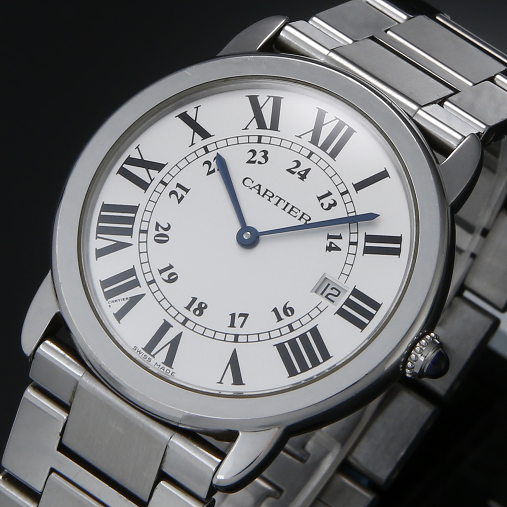 CARTIER(USED)까르띠에 롱드솔로 스틸 L