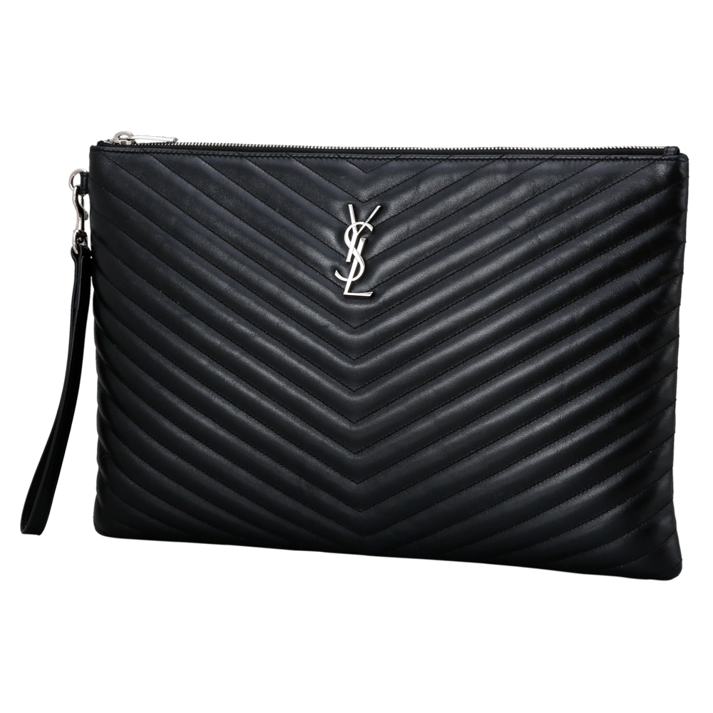Yves Saint Laurent(USED)생로랑 모노그램 쉐브론 클러치