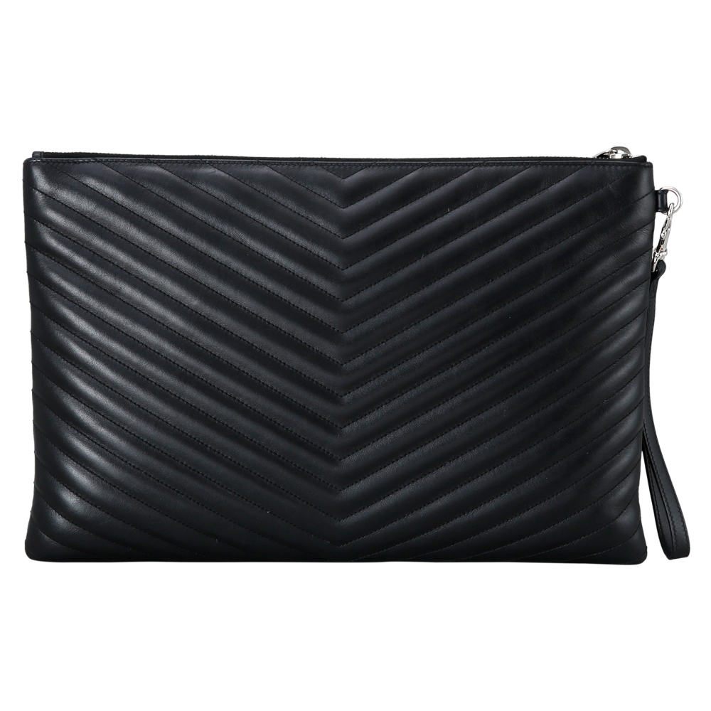 Yves Saint Laurent(USED)생로랑 모노그램 쉐브론 클러치