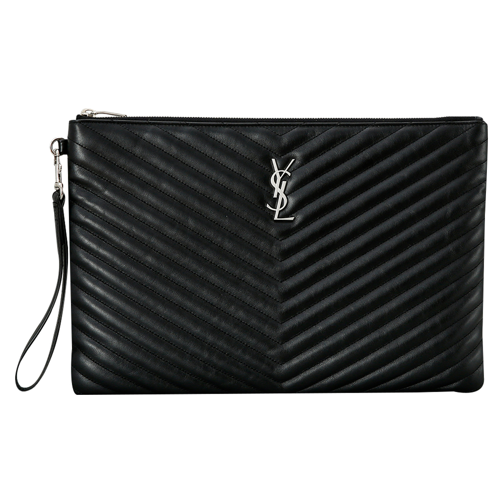 Yves Saint Laurent(USED)생로랑 모노그램 쉐브론 클러치