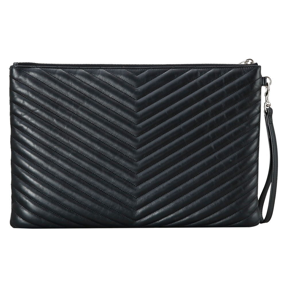 Yves Saint Laurent(USED)생로랑 모노그램 쉐브론 클러치