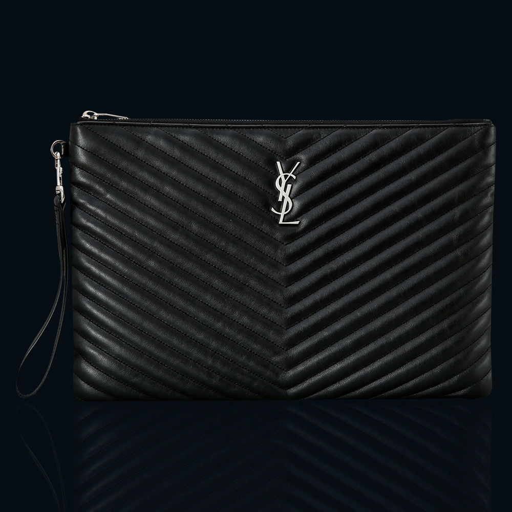 Yves Saint Laurent(USED)생로랑 모노그램 쉐브론 클러치
