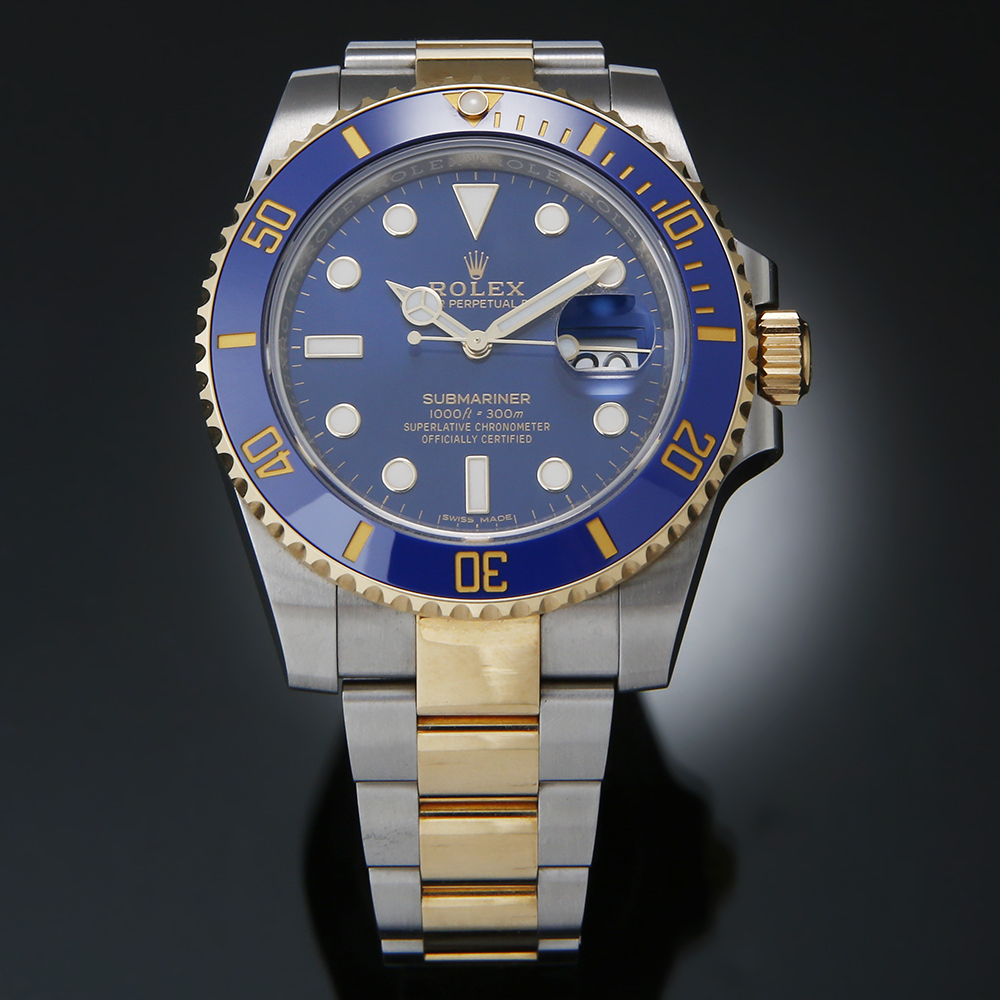 ROLEX(USED)로렉스 서브마리너 콤비 청판 116613LB