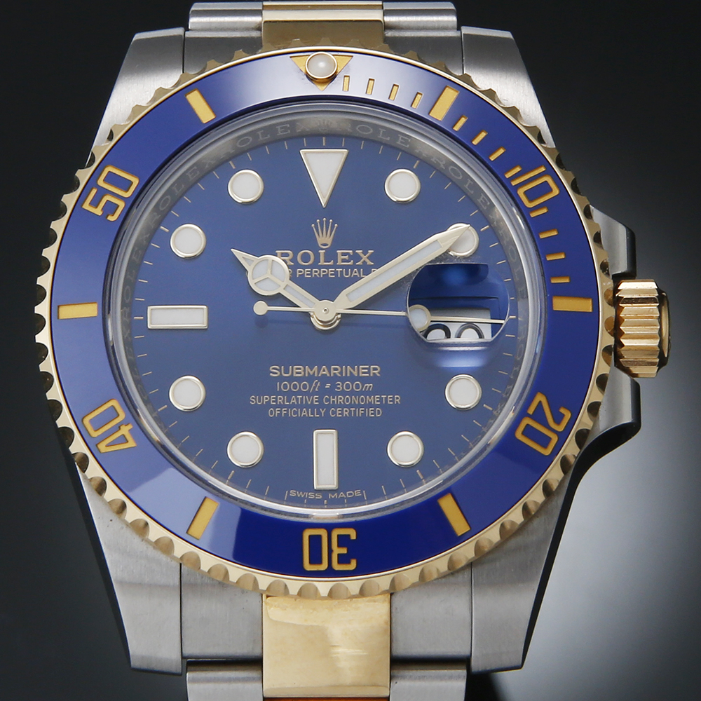 ROLEX(USED)로렉스 서브마리너 콤비 청판 116613LB