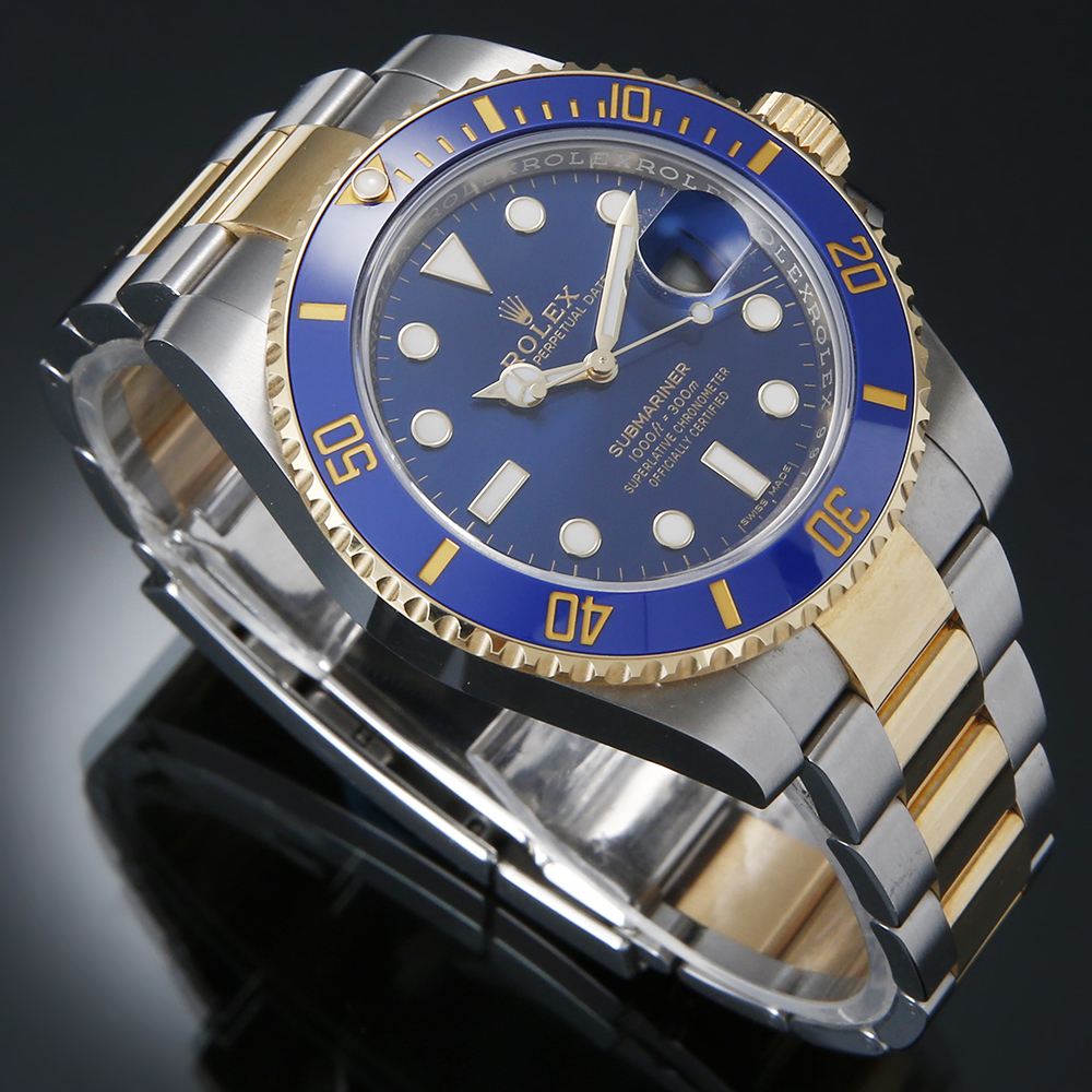 ROLEX(USED)로렉스 서브마리너 콤비 청판 116613LB