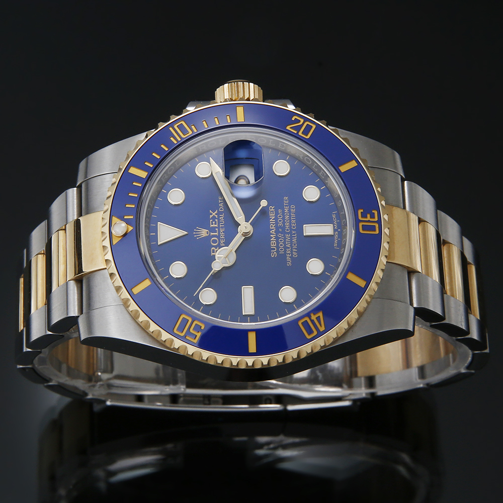 ROLEX(USED)로렉스 서브마리너 콤비 청판 116613LB