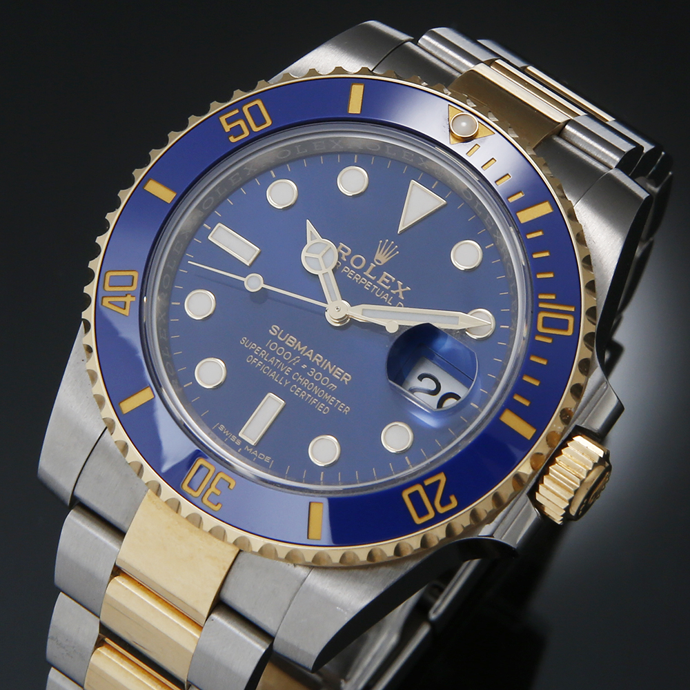 ROLEX(USED)로렉스 서브마리너 콤비 청판 116613LB