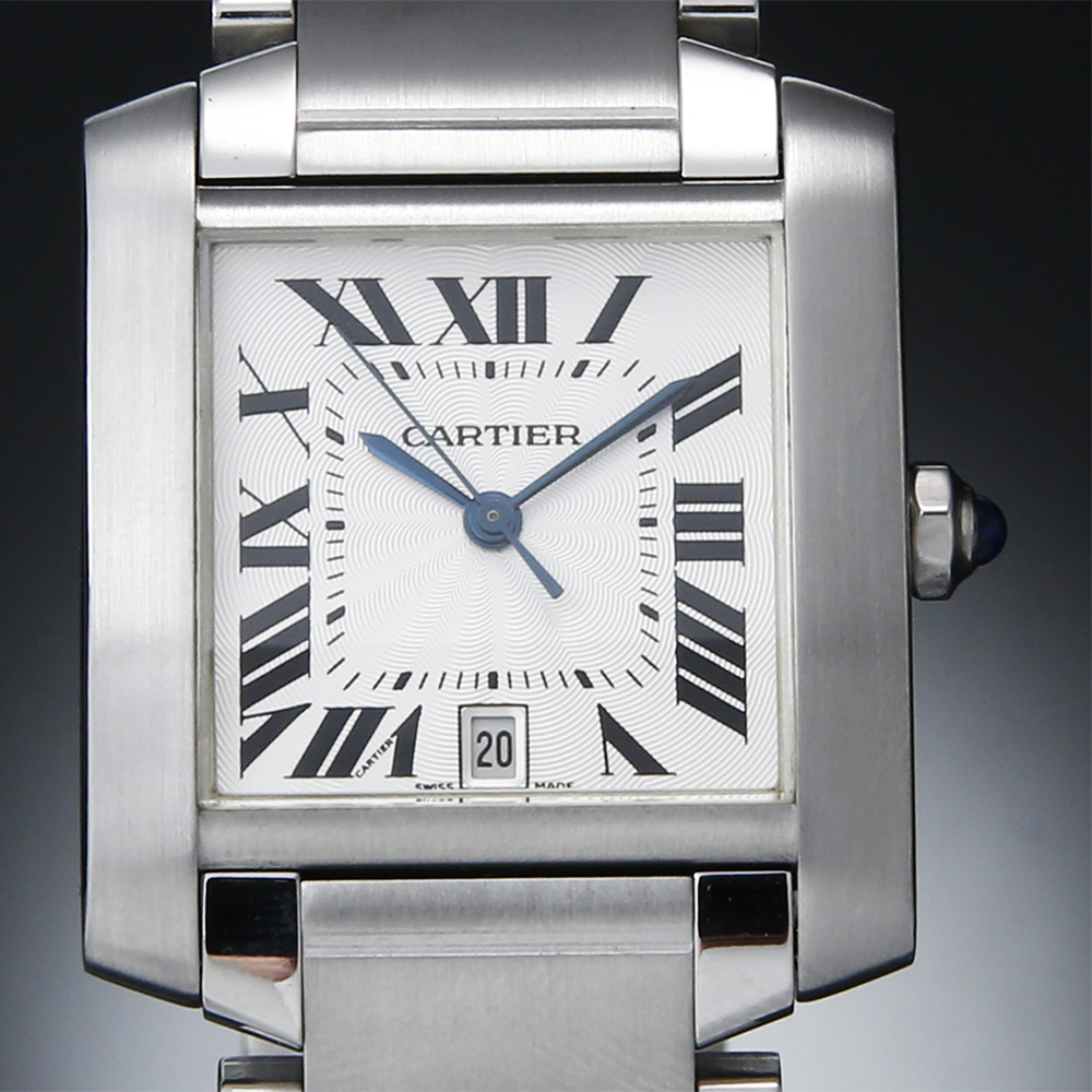 CARTIER(USED)까르띠에 탱크 프랑세스 스틸 라지 오토