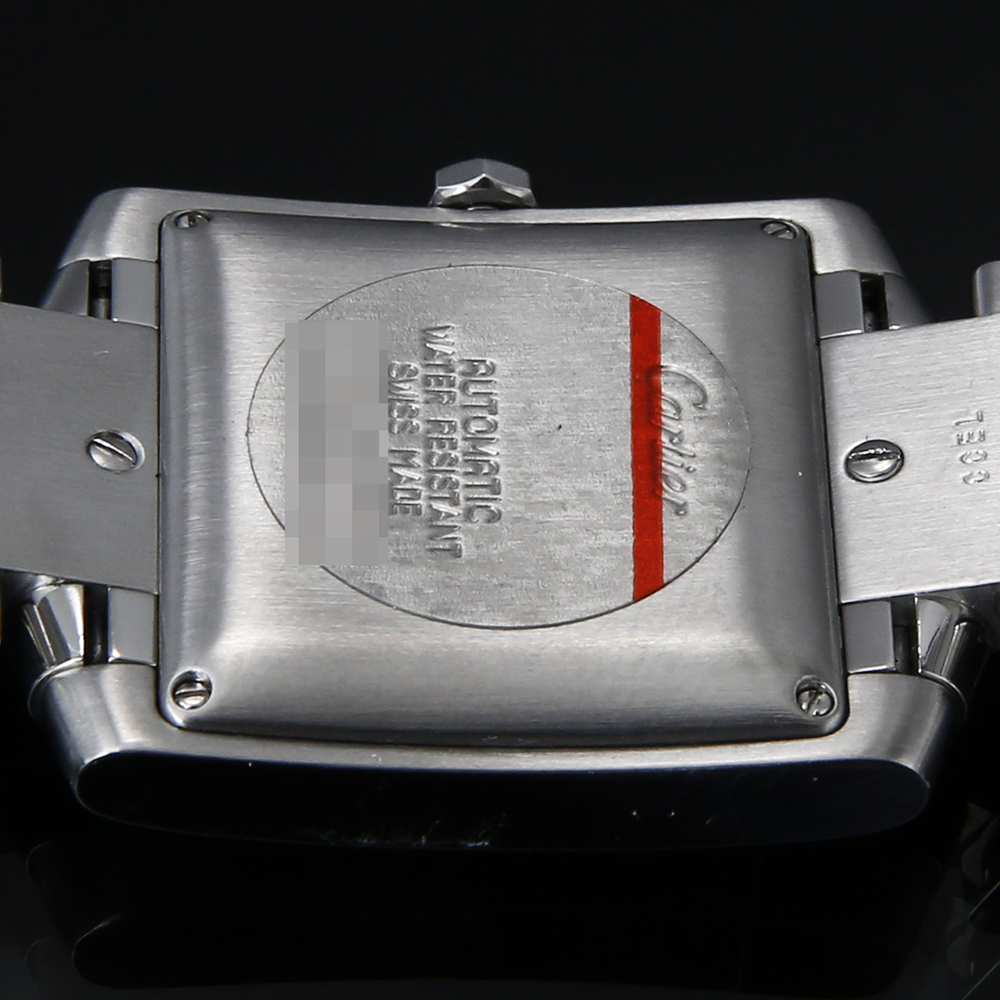 CARTIER(USED)까르띠에 탱크 프랑세스 스틸 라지 오토