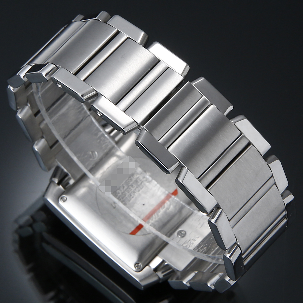 CARTIER(USED)까르띠에 탱크 프랑세스 스틸 라지 오토
