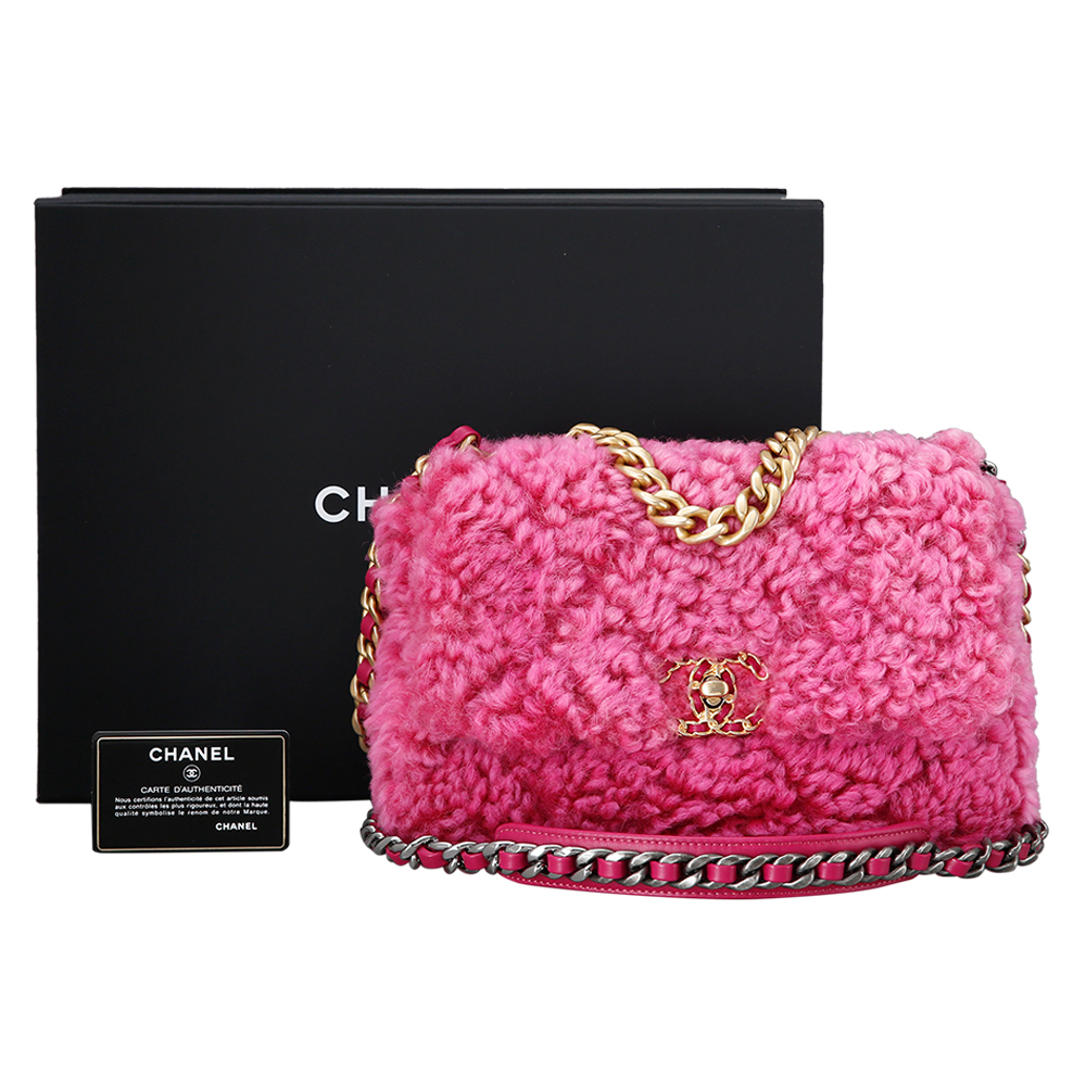 CHANEL(USED)샤넬 19 플랩백 핑크