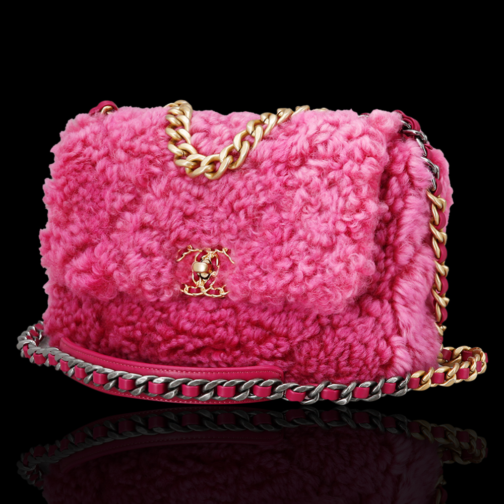 CHANEL(USED)샤넬 19 플랩백 핑크