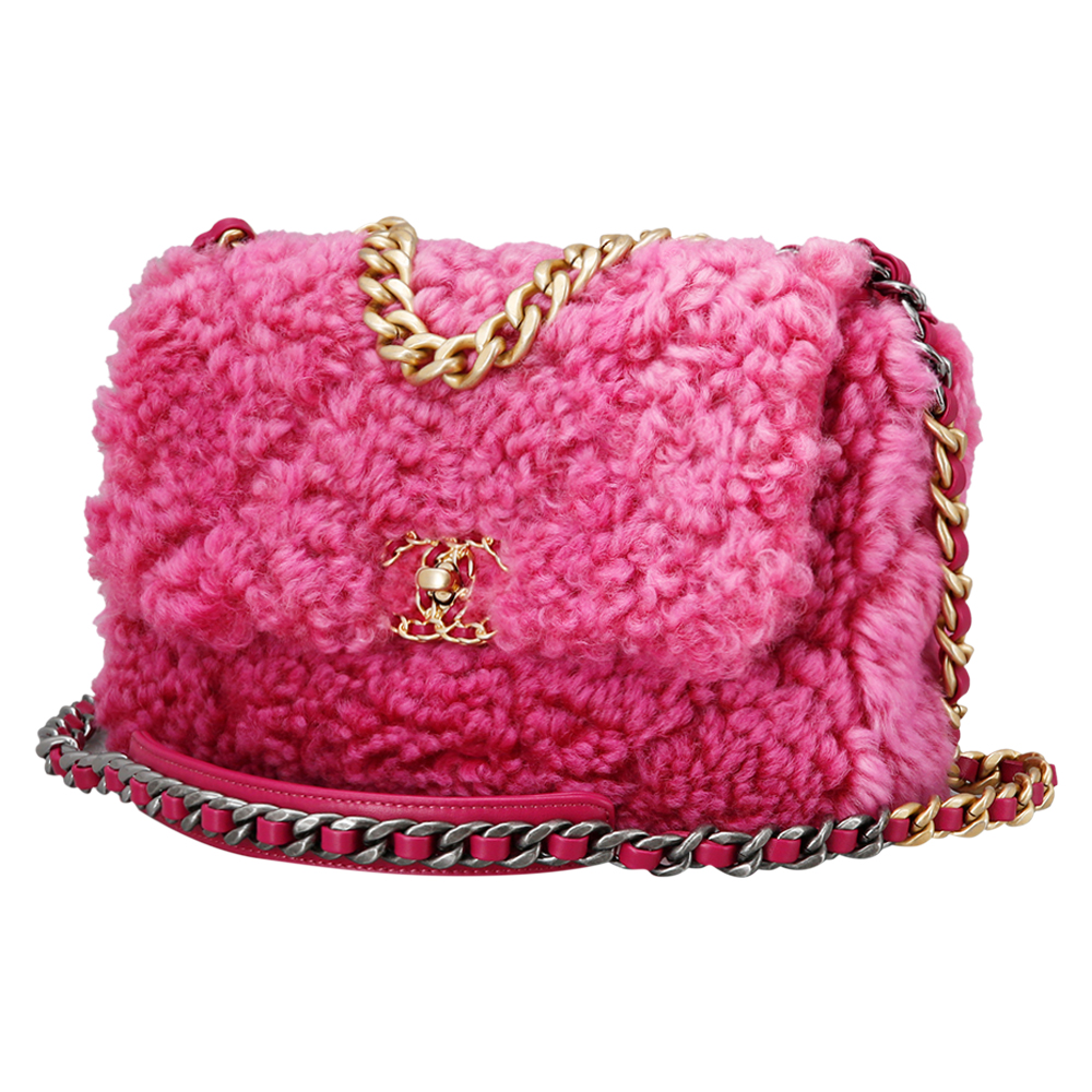 CHANEL(USED)샤넬 19 플랩백 핑크