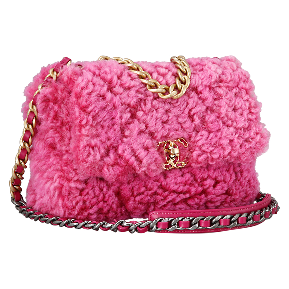 CHANEL(USED)샤넬 19 플랩백 핑크