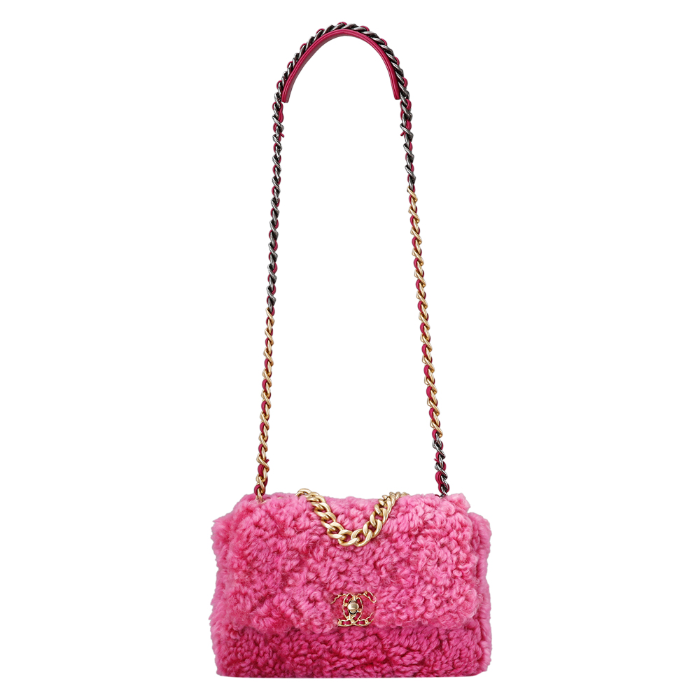 CHANEL(USED)샤넬 19 플랩백 핑크