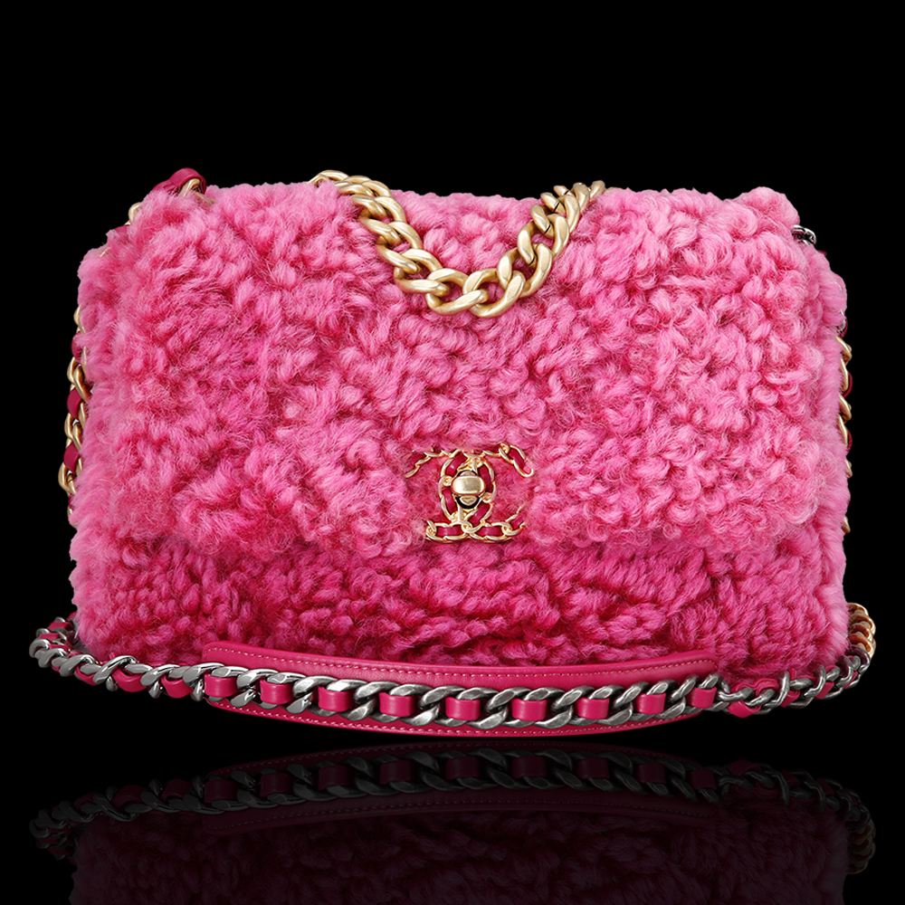 CHANEL(USED)샤넬 19 플랩백 핑크