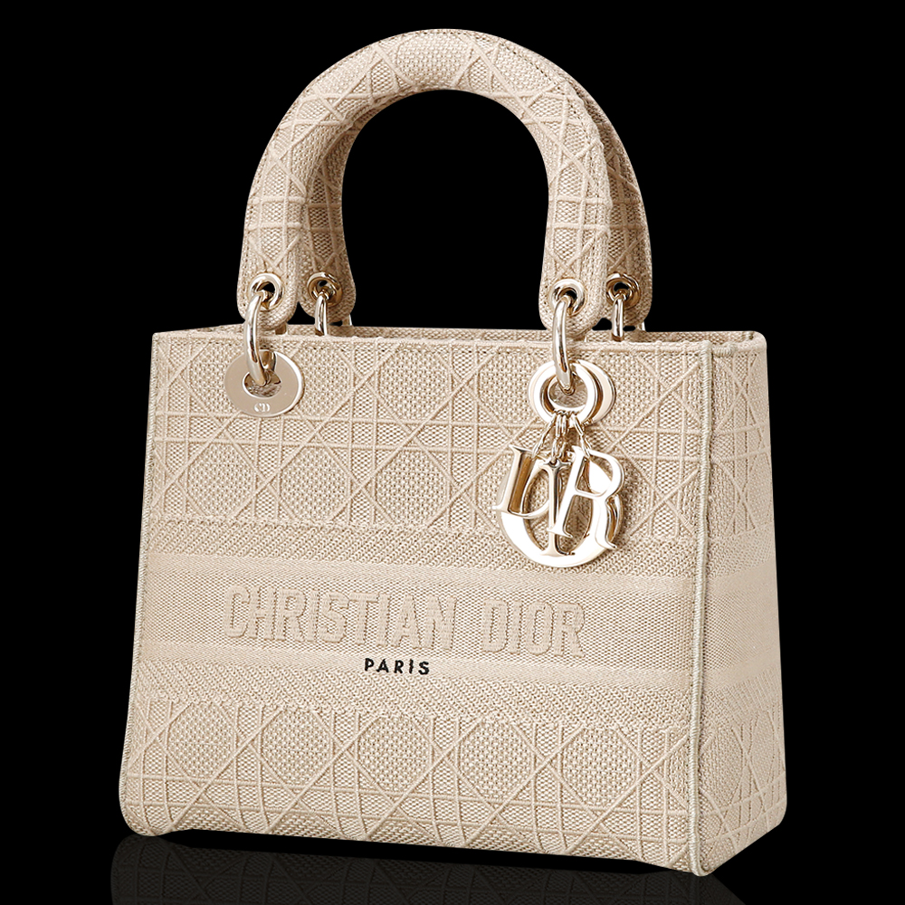 CHRISTIAN DIOR(USED)크리스찬디올 오블리크 레이디디올 미듐