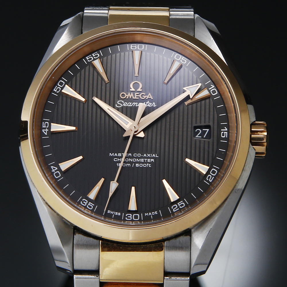 OMEGA(USED)오메가 씨마스터 아쿠아테라 콤비
