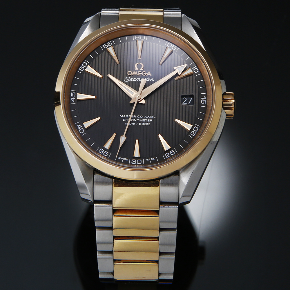 OMEGA(USED)오메가 씨마스터 아쿠아테라 콤비