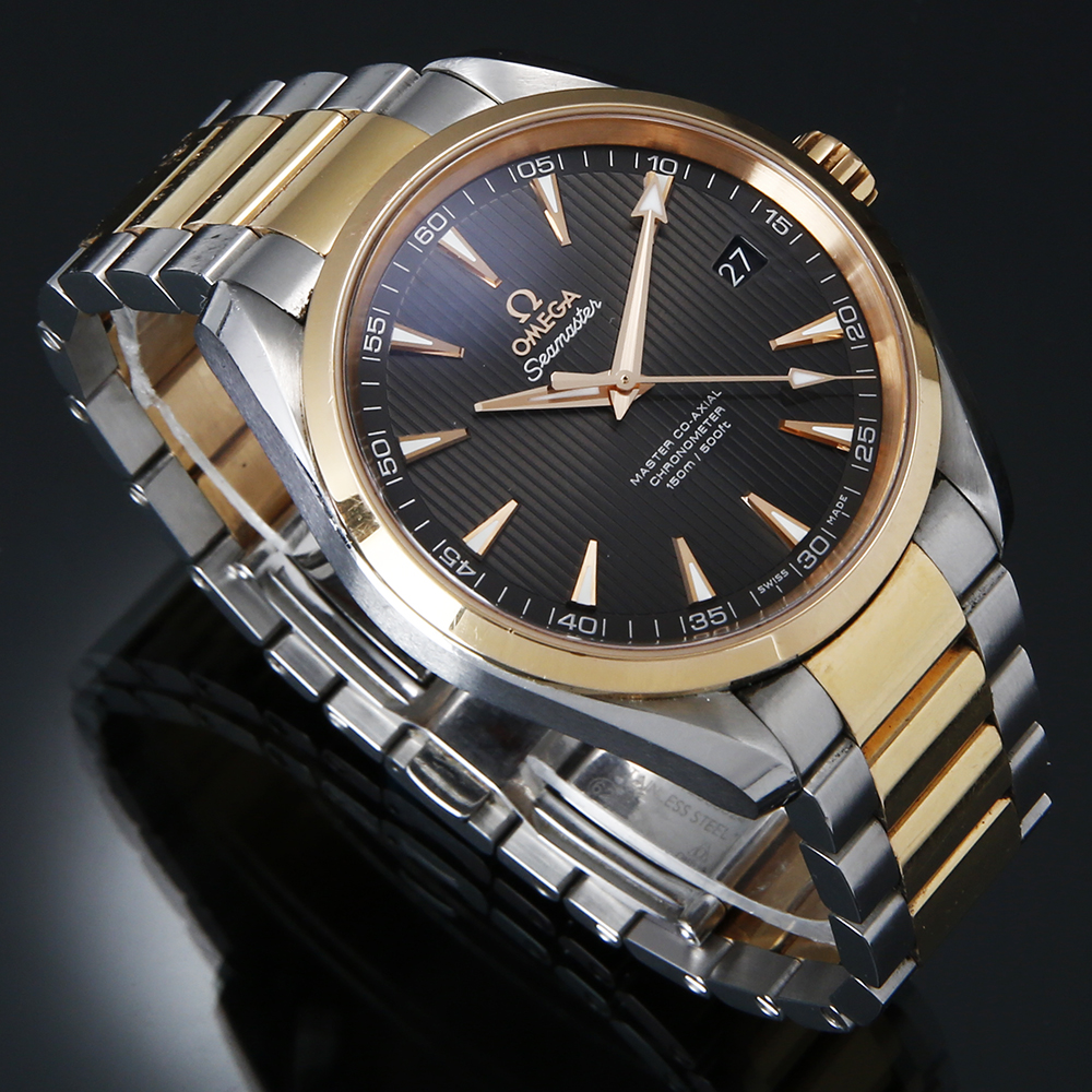 OMEGA(USED)오메가 씨마스터 아쿠아테라 콤비