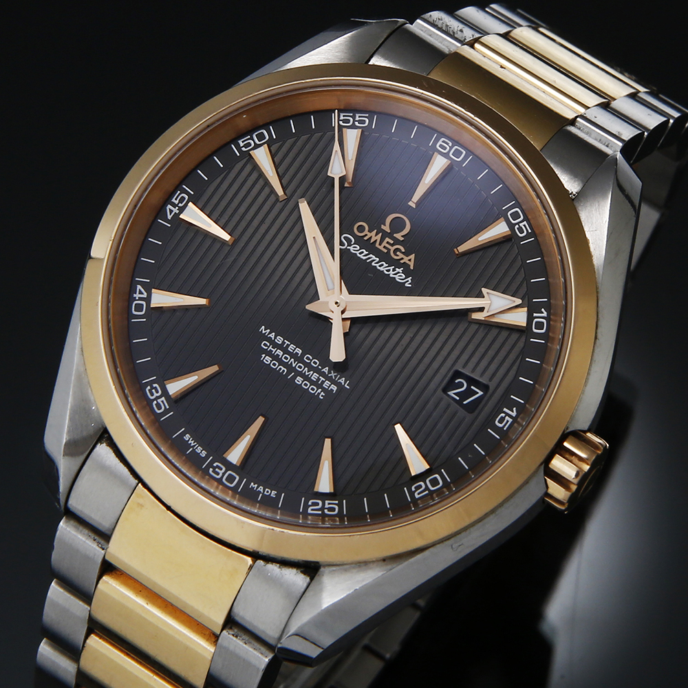 OMEGA(USED)오메가 씨마스터 아쿠아테라 콤비