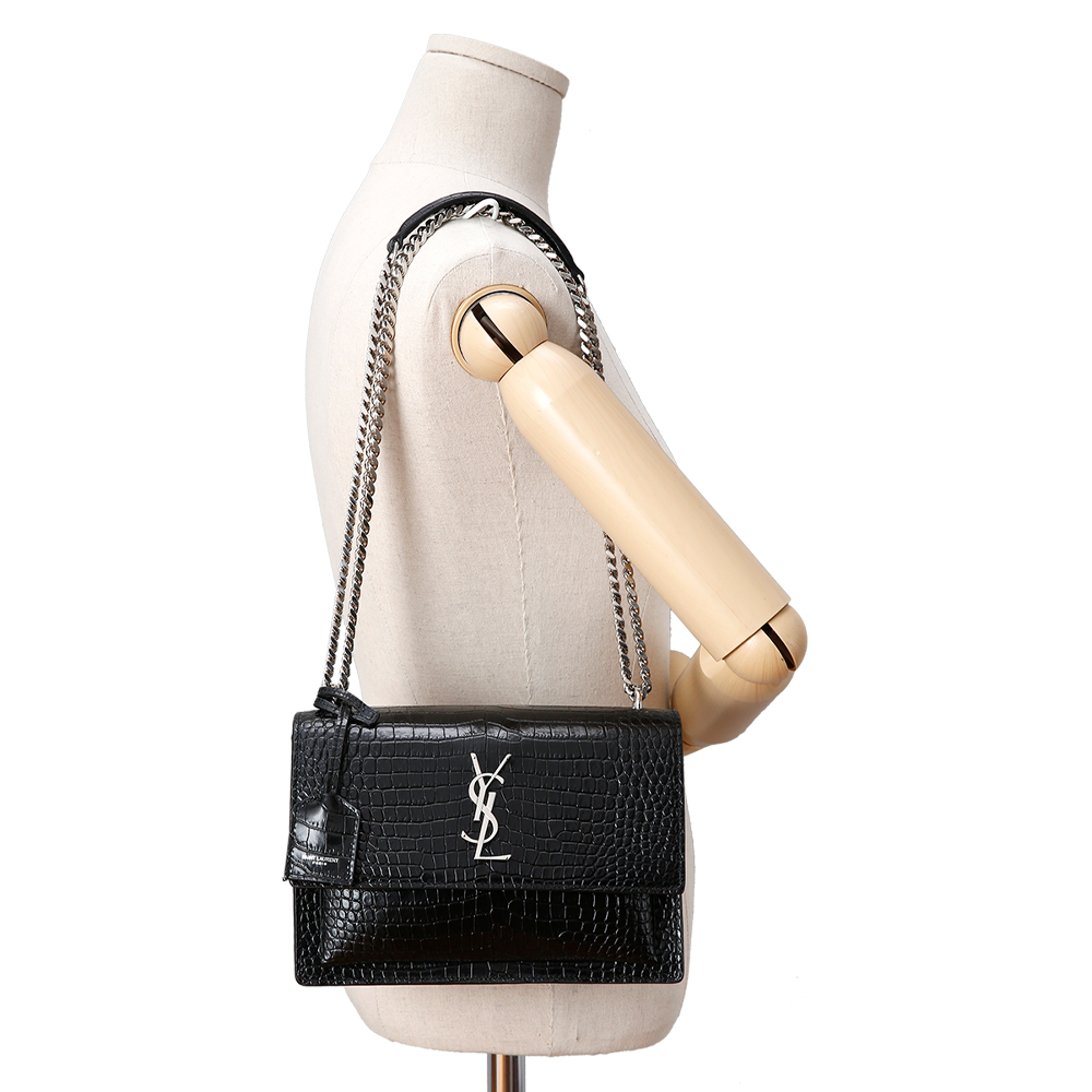 Yves Saint Laurent(USED)생로랑 선셋 블랙 미듐