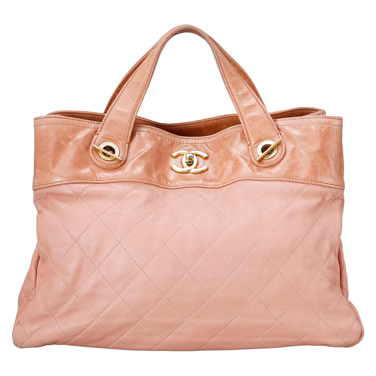 CHANEL(USED)샤넬 레더 시즌 토트겸 숄더백