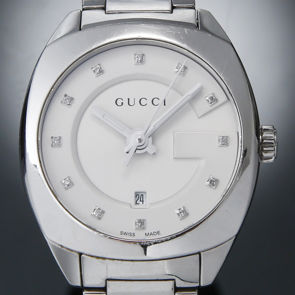 GUCCI(USED) 구찌 스틸 다이아 시계(142.5)