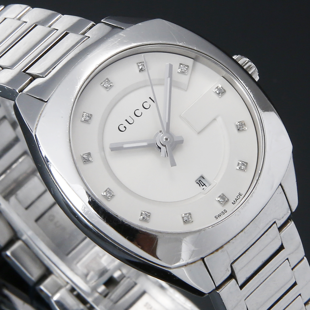 GUCCI(USED) 구찌 스틸 다이아 시계(142.5)