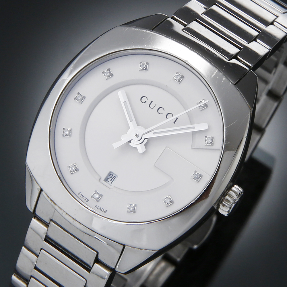 GUCCI(USED) 구찌 스틸 다이아 시계(142.5)