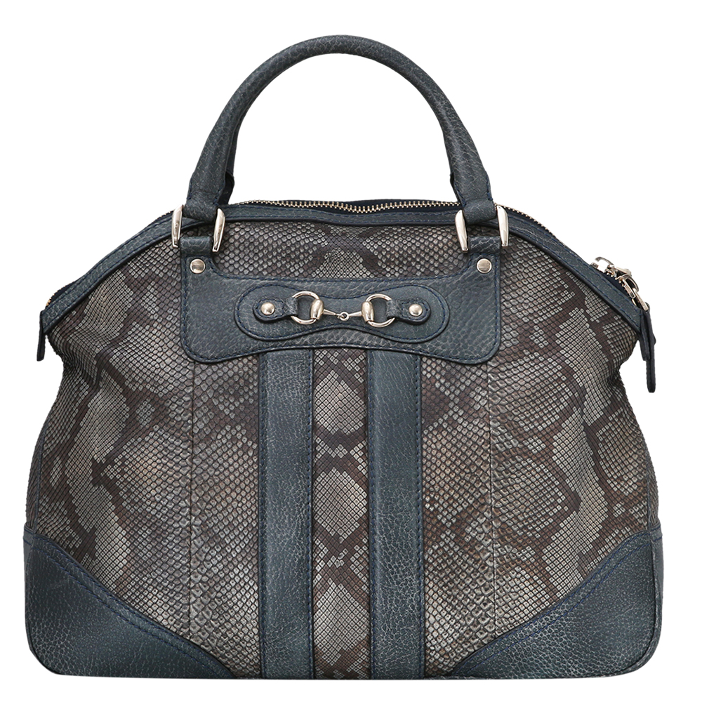 GUCCI(USED) 구찌 파이톤 토트백
