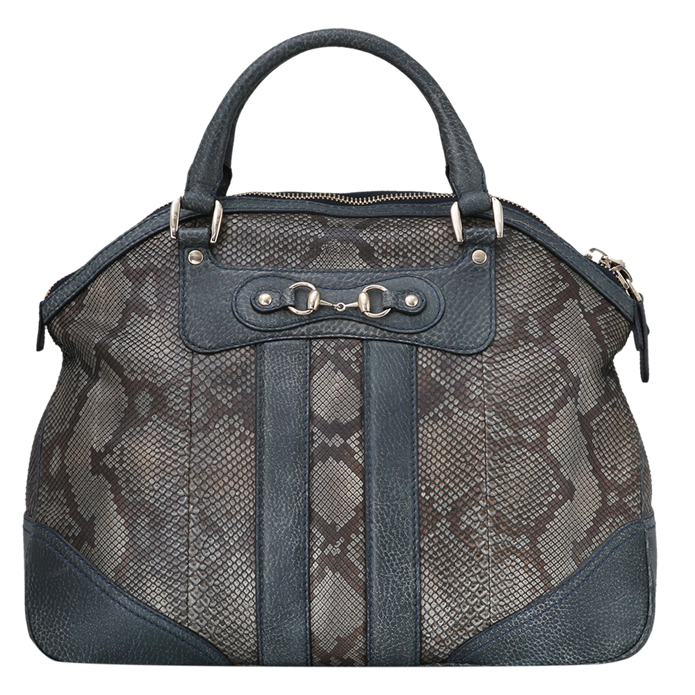 GUCCI(USED) 구찌 파이톤 토트백