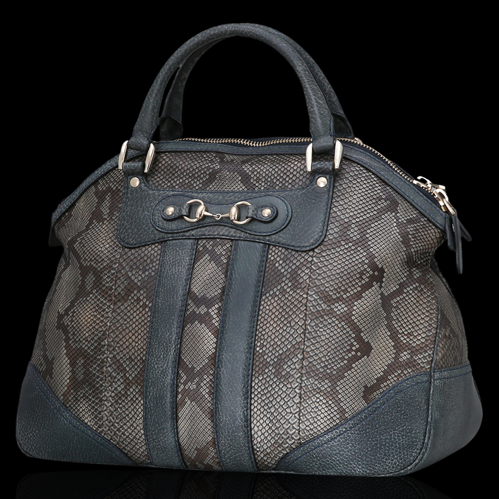 GUCCI(USED) 구찌 파이톤 토트백